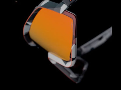 GLENDALE® - Soft Tact Grey Camo - HiPER® Red Multilayer Lens